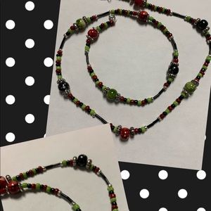 Christmas Mask Lanyard Necklace